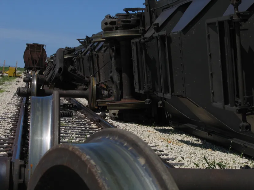 Toppled over train cars. Our Kansas City train accident attorneys can help you if you've been injured in a train accident or collision. 